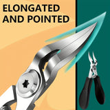 Heavy-Duty Stainless Steel Nail Clipper for Thick Toenails