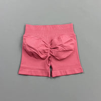 HISTELLO Gym Shorts 4.5" Women Fitness Sports Biker Shorts Low Waist Running Pants Workout Scrunch Butt Yoga Seamless Leggings