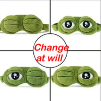 Sad Frog 3D Sleep Mask
