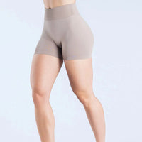 DYF Impact Seamless Sports Shorts Women Booty Yoga Shorts Quick Drying Fitness Tights Solid Workout Scrunch Customizable Lable