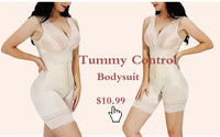 Ribbed Tummy-Control Bodysuit