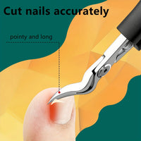 Heavy-Duty Stainless Steel Nail Clipper for Thick Toenails