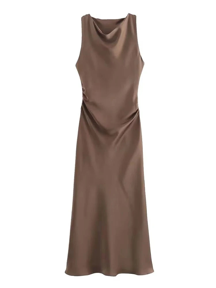 Mila Satin Slip Dress