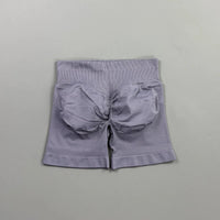 HISTELLO Gym Shorts 4.5" Women Fitness Sports Biker Shorts Low Waist Running Pants Workout Scrunch Butt Yoga Seamless Leggings