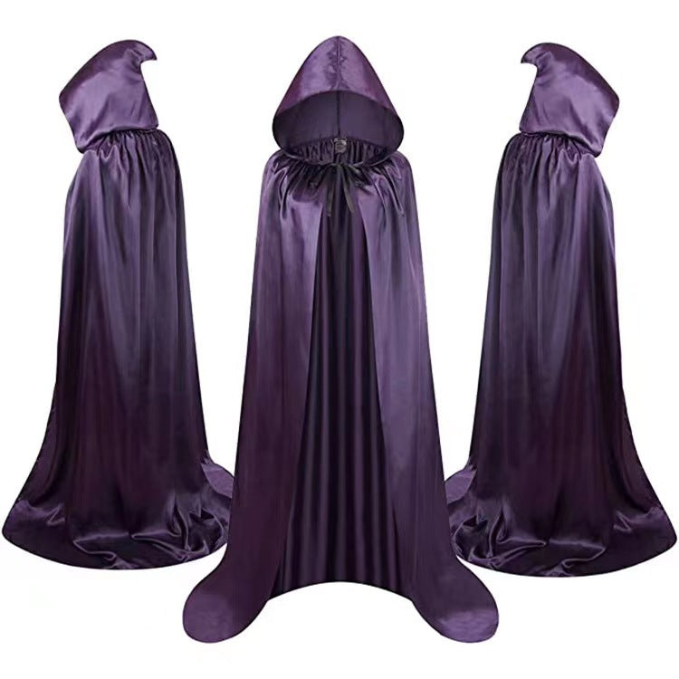 Hooded Halloween Wizard Cloak