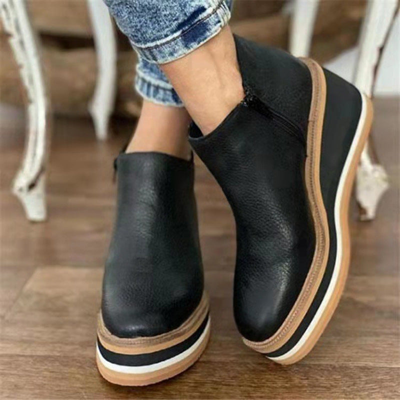 Women's Chelsea Boots Platform High Heel Fashion Boots