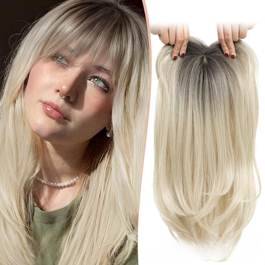The Middle-Part Straight Hair Topper — women’s Haircare, ENIGMAE