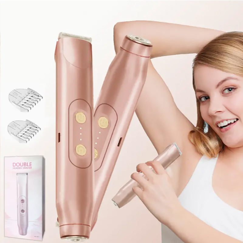 Dual Head Electric Body Shaver