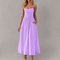 PocketFlow™ Ruffle Strap Pocket Dress