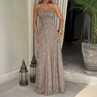 The Lace Backless Evening Dress