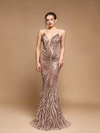 Astra Sequined Mermaid Gown — ENIGMAE hero