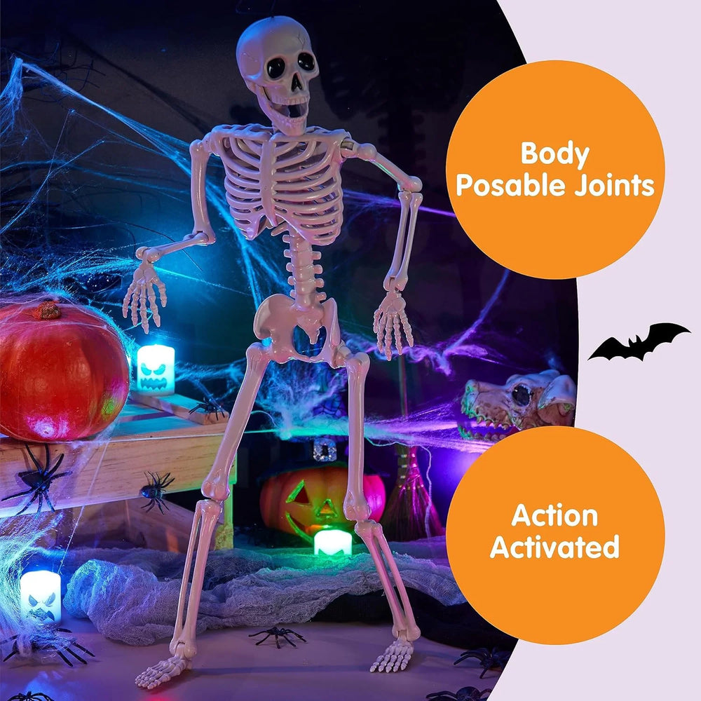 Posable Mini Skeleton Decor — 5 Pack