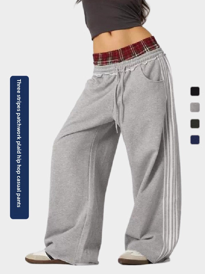The Vintage Stripe High-Waist Pants