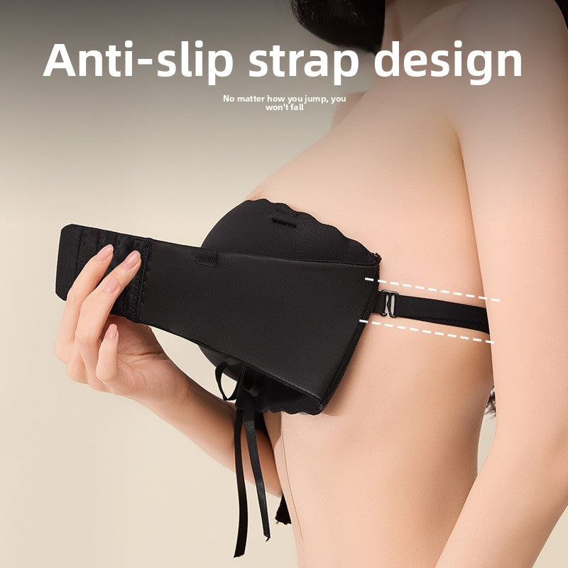 Strapless Pull-up Seamless Bra