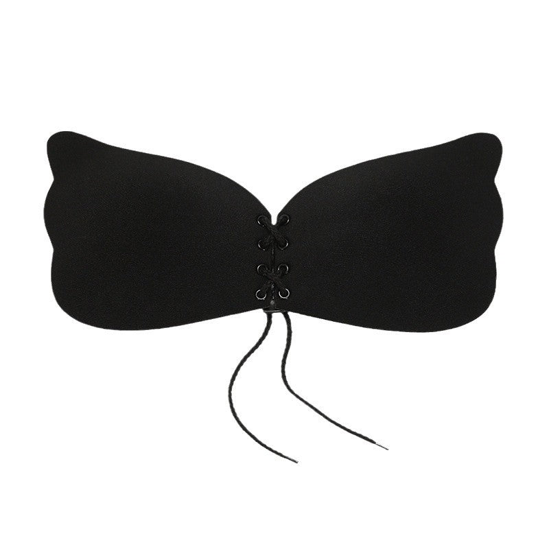Silicone Drawstring Push-Up Wing Bra Invisible Self-Adhesive Breast Patch
