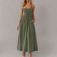 PocketFlow™ Ruffle Strap Pocket Dress