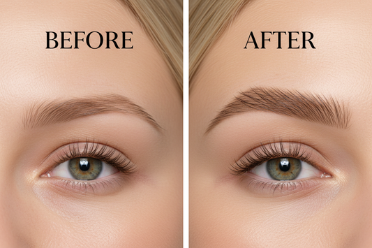 Before & After – Thin to Dense Blonde Brows