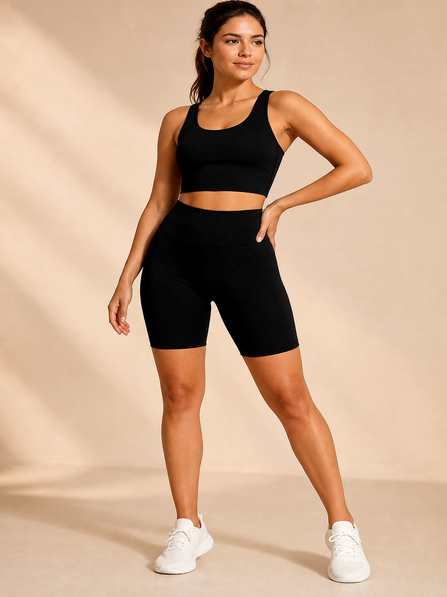 BikeCore™ High-Waist Biker Yoga Shorts