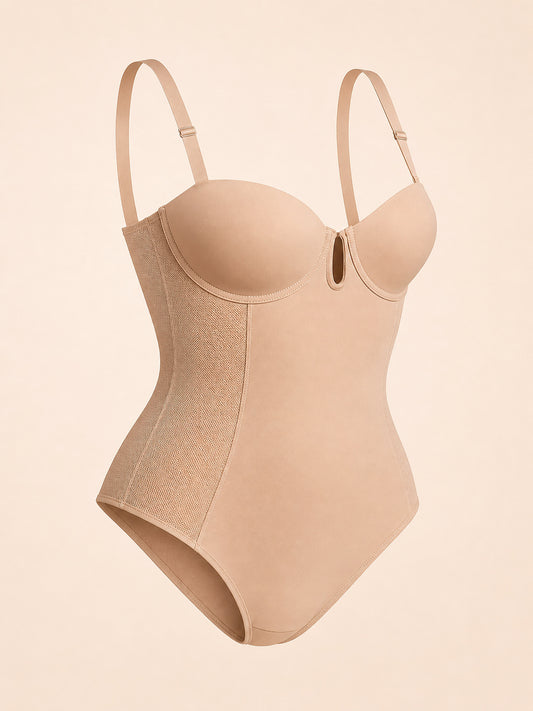 BustSculpt™ Tummy-Flatten Shapewear Bodysuit — ENIGMAE hero