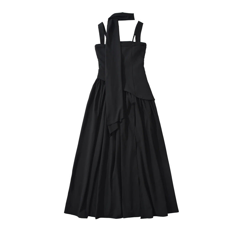 The Fitted Waist Pleated Maxi Dress — women’s Dress, ENIGMAE