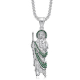 The Saint Jude Gold Pendant Necklace — women’s Accessories, ENIGMAE