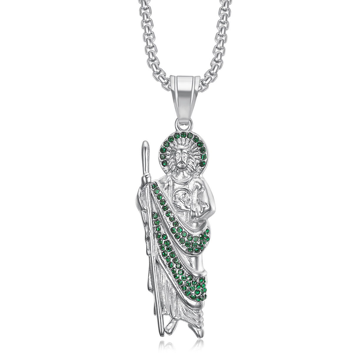 The Saint Jude Gold Pendant Necklace — women’s Accessories, ENIGMAE