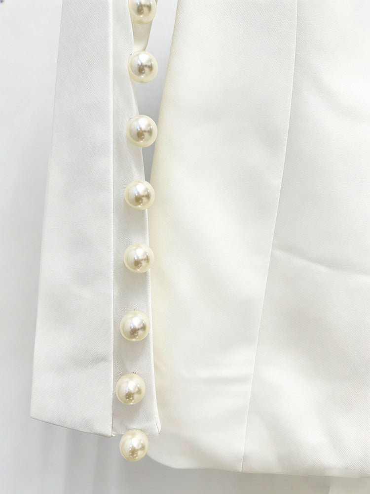 The Pearl Blazer & Flare Trouser Suit