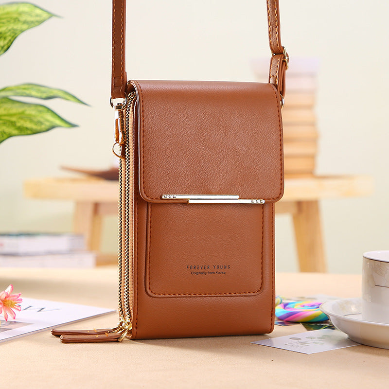 The Touchscreen Crossbody Phone Bag — women’s Accessories, ENIGMAE