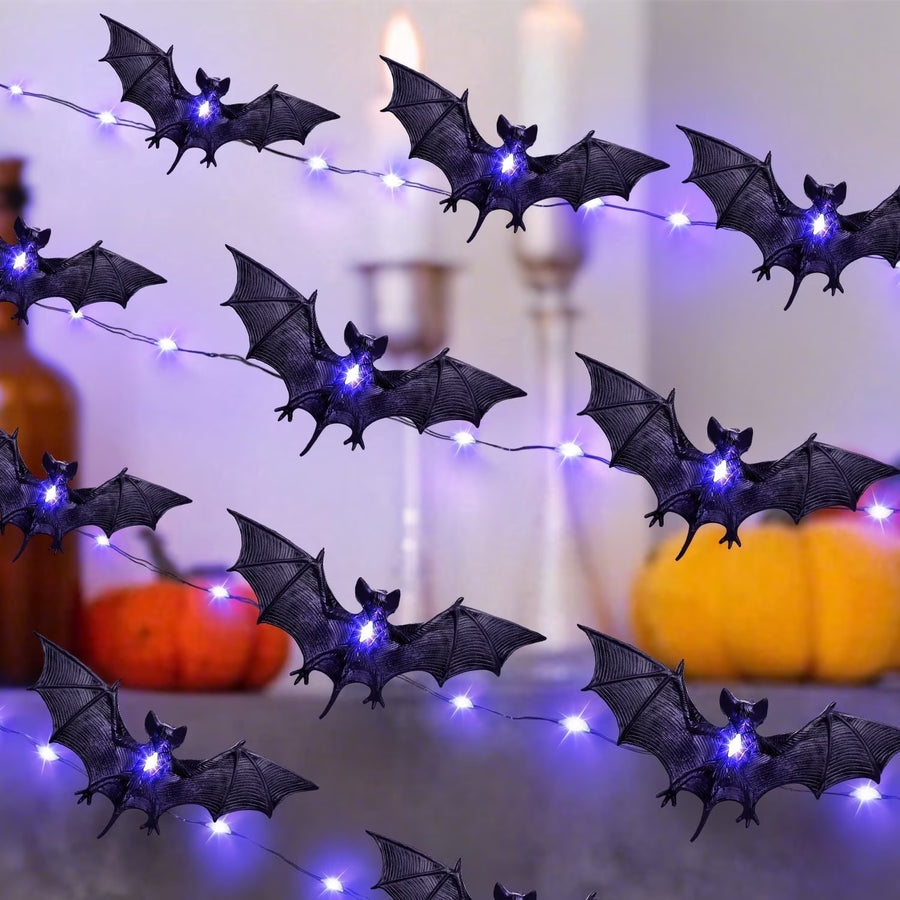 Halloween Bat String Lights