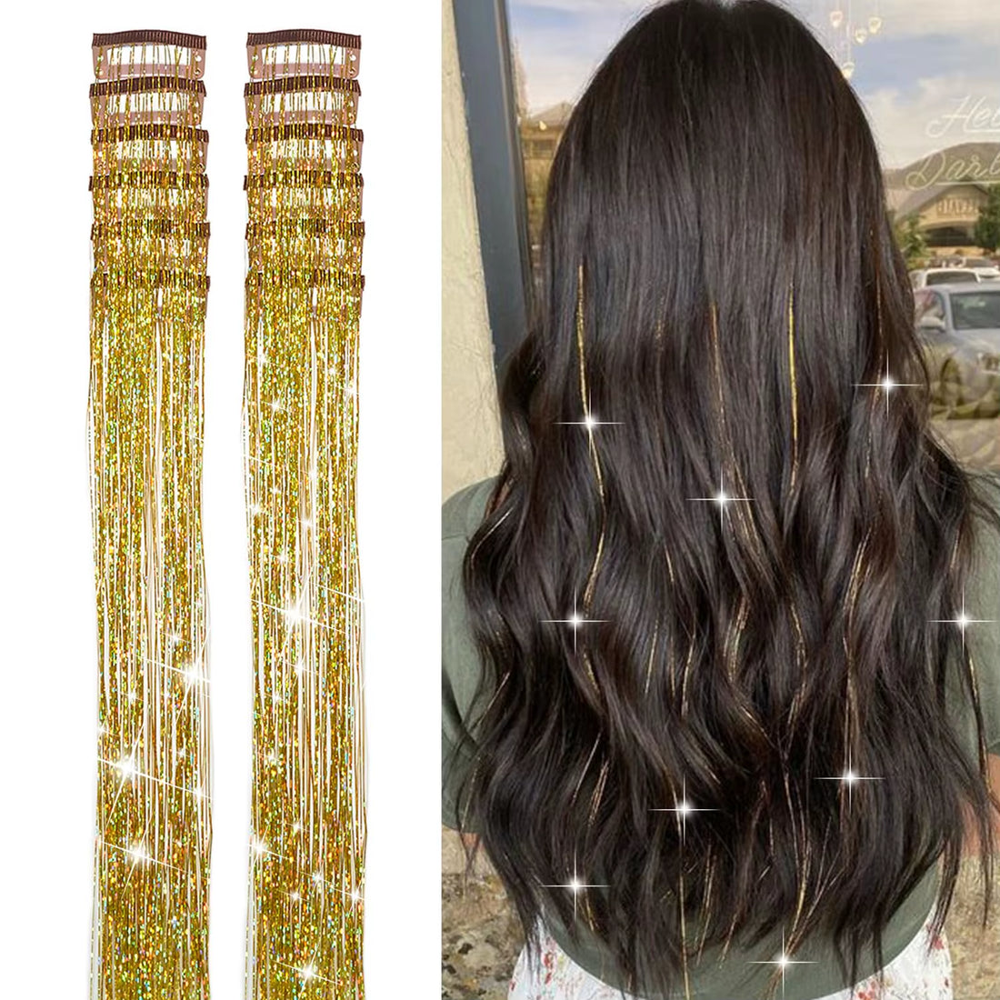 Fairy Hair Tinsel Kit – Sparkle Like You Mean It — Gold