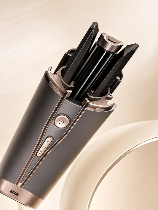 CurlEase™ Cordless USB Auto Hair Curler — ENIGMAE hero