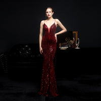 Astra Sequined Mermaid Gown