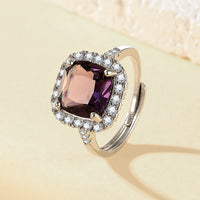The Six-Claw Solitaire Crystal Ring — women’s Accessories, ENIGMAE