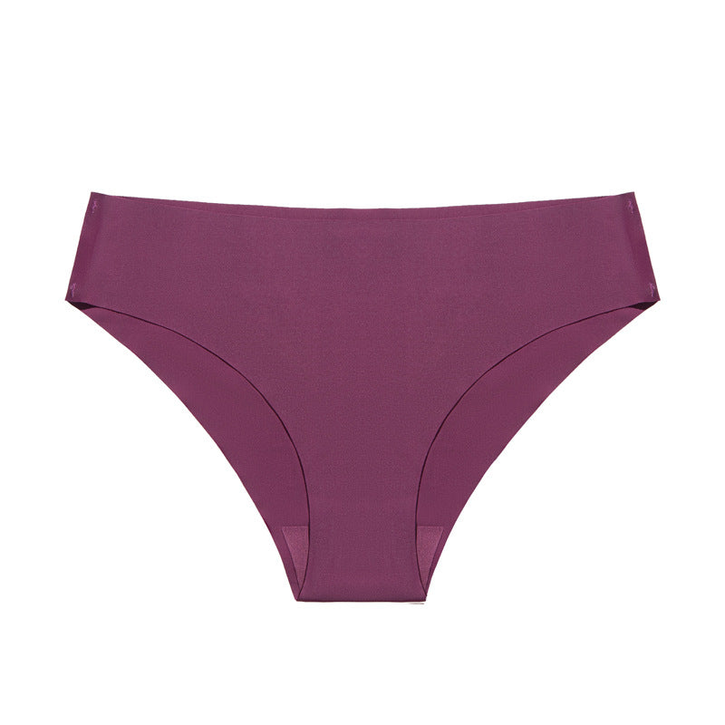 Seamless Breathable Womens Low-Waist Panties