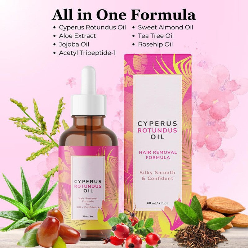Cyperus Rotundus Smooth Skin Hair Inhibiting Essence Oil 60ml