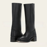 Retro Block-Heel Cowboy Boots