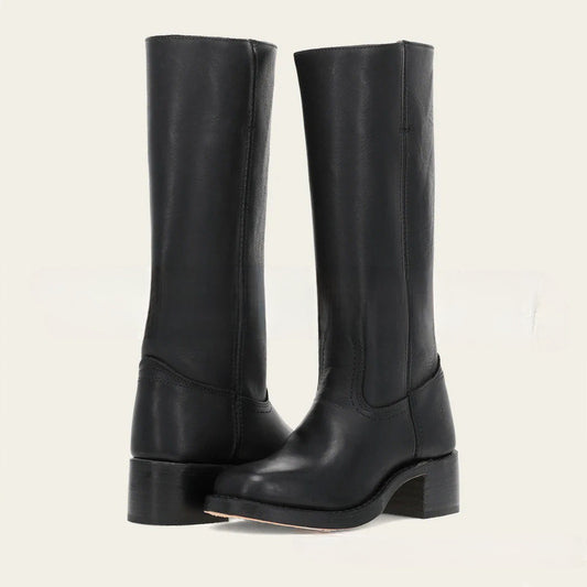 Retro Block-Heel Cowboy Boots