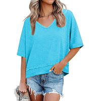 The V-Neck Sleeveless Tee — women’s Apparel, ENIGMAE