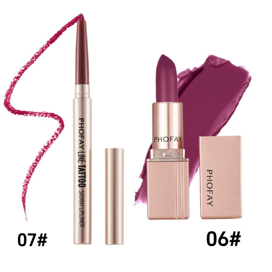 PHOFAY Matte Lipstick — Set4