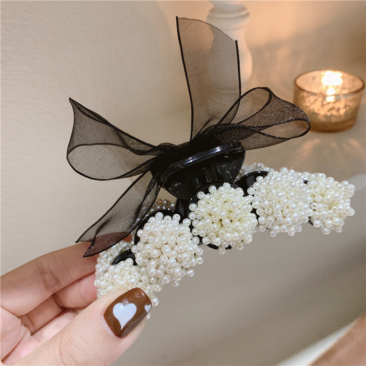 PearlBow™ Pearl Bow Hair Claw Clip