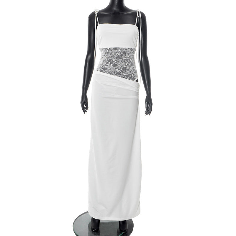 The Solid Color Spaghetti Strap Dress — women’s Dress, ENIGMAE