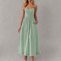 PocketFlow™ Ruffle Strap Pocket Dress