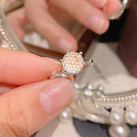 The Six-Claw Solitaire Crystal Ring — women’s Accessories, ENIGMAE