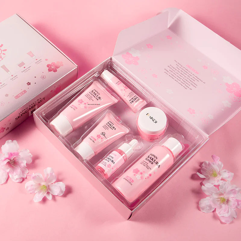 Cherry blossom 6-piece skincare set - image 3