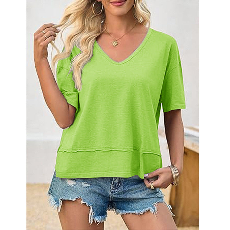 The V-Neck Sleeveless Tee — women’s Apparel, ENIGMAE