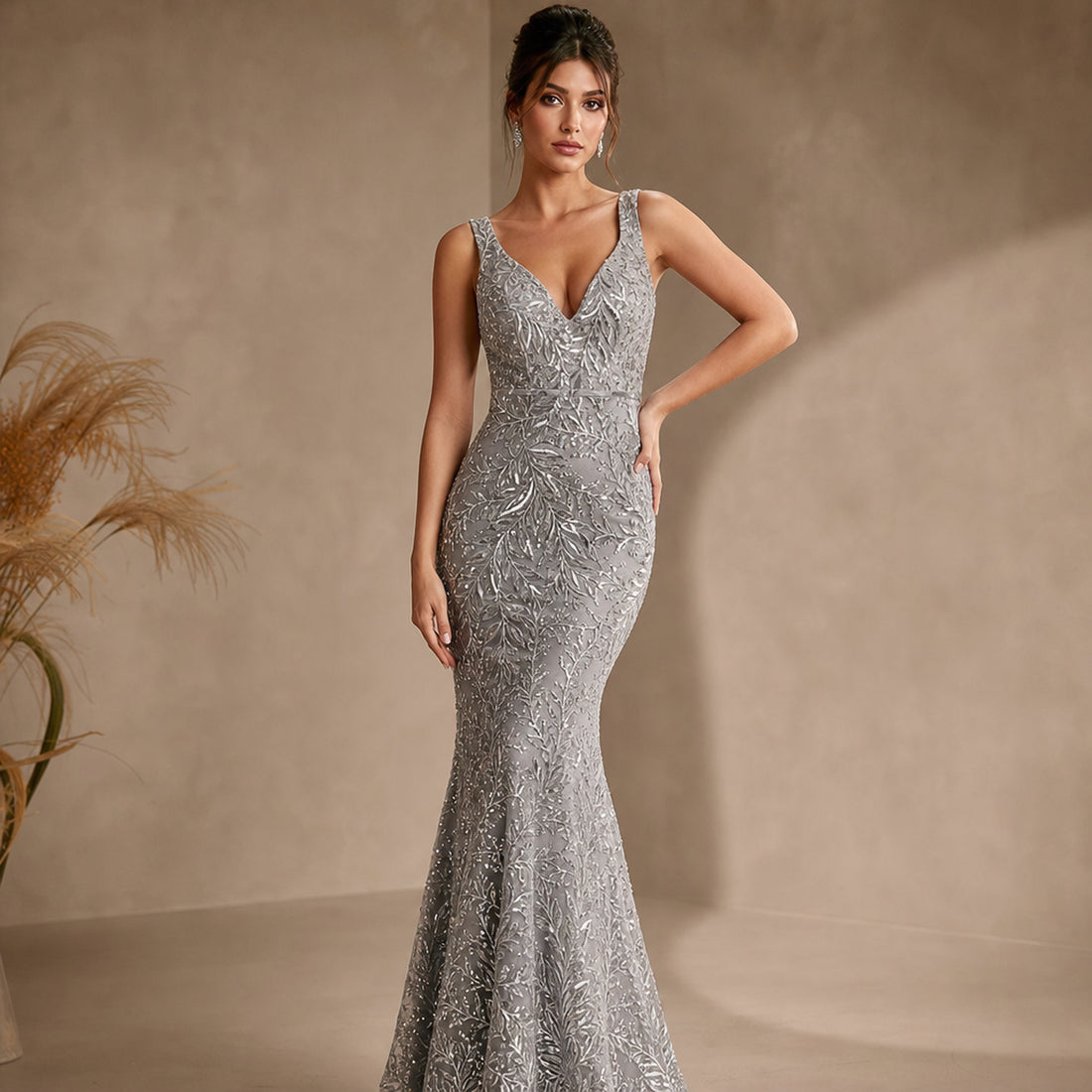 Lifestyle — Elara sequin mermaid dress