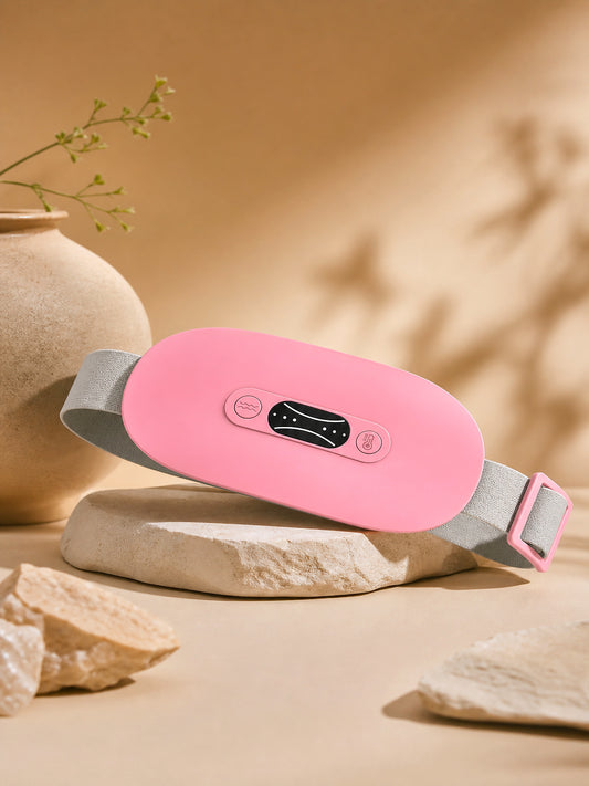 Enigmae Ease™ Period Relief Belt — Cordless Heat + Massage for Cramps — ENIGMAE hero