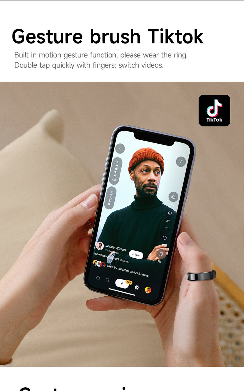 Swipe through short videos hands-free