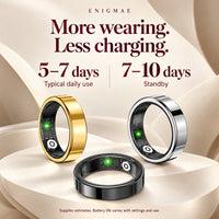 Battery estimates: 5–7 days daily use, 7–10 days standby