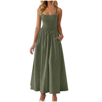 PocketFlow™ Ruffle Strap Pocket Dress